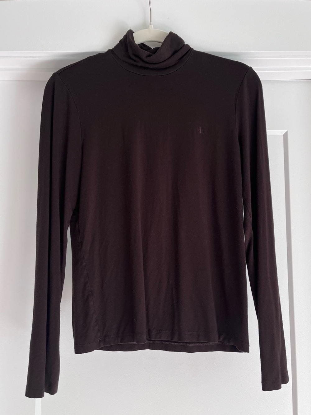 Lauren by Ralph Lauren brown turtleneck / cowl neck medium